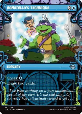 Donatello's Technique (Showcase) (TMT-228) - Teenage Mutant Ninja Turtles