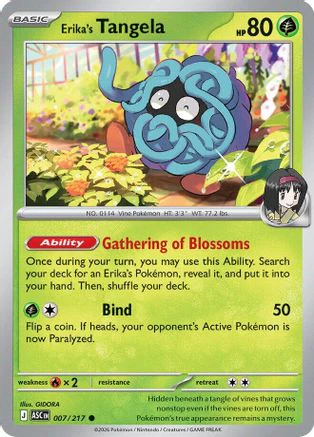 Erika's Tangela 007/217  ME Ascended Heroes - Common