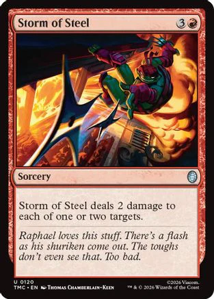 Storm of Steel (TMC-120) - Commander: Teenage Mutant Ninja Turtles